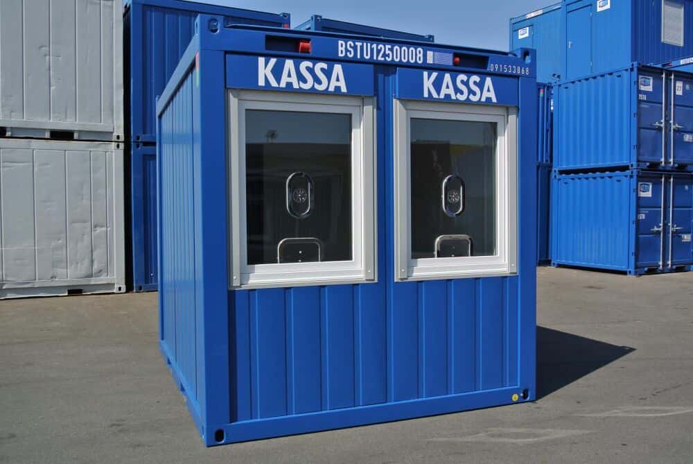 kassa unit festival container