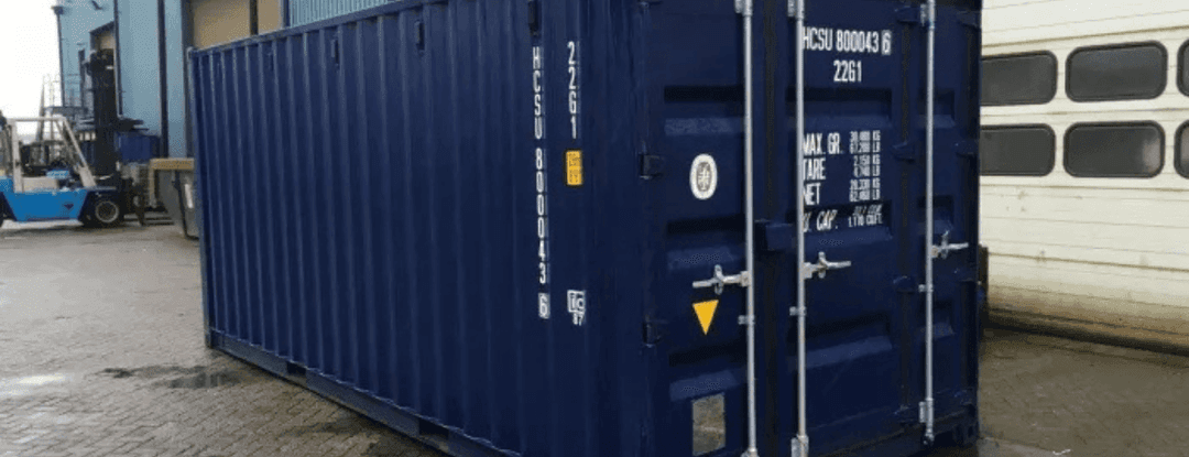 storage container blue