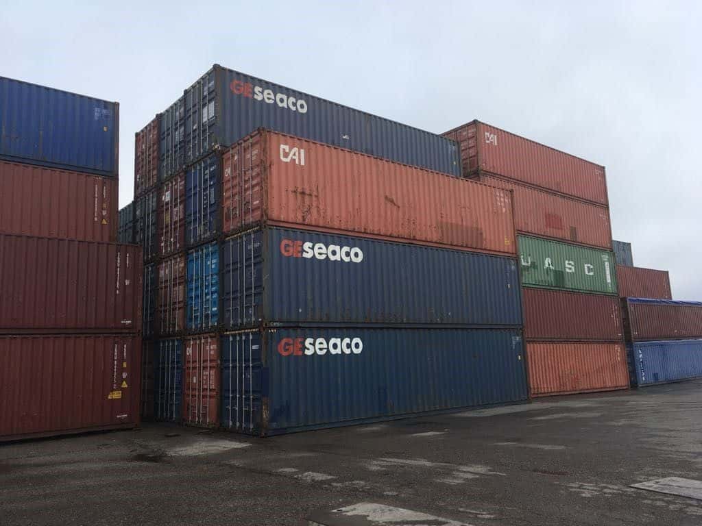 40ft gebruikte containers