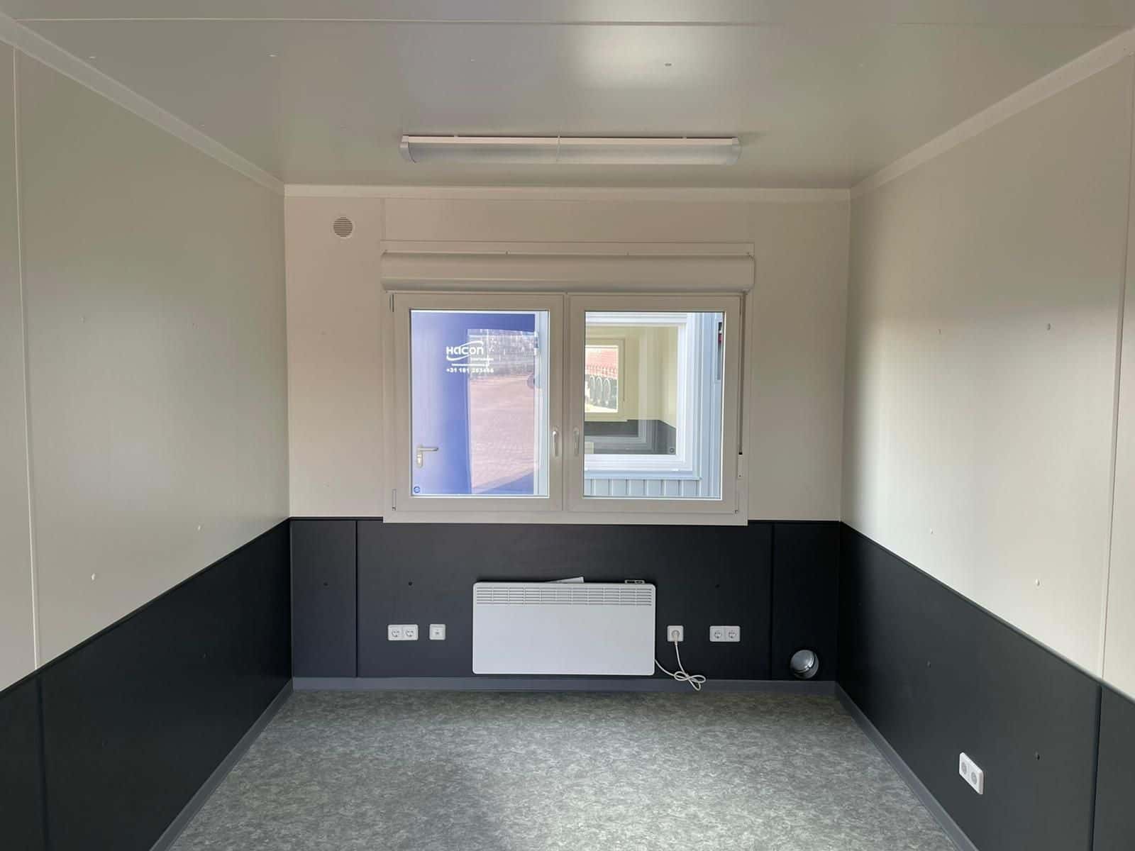Binnenkant 20ft accommodatie unit
