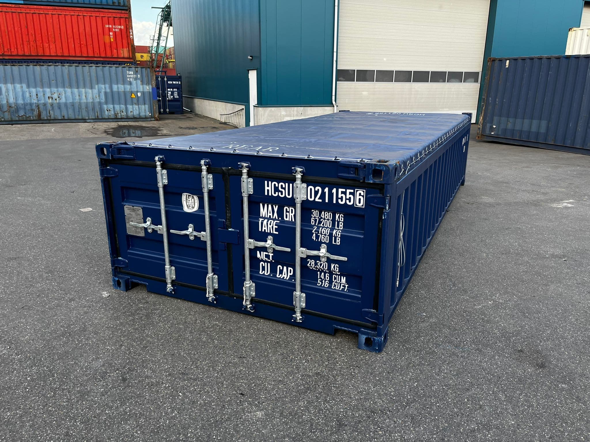 20ft halfhoge open top container kopen? image