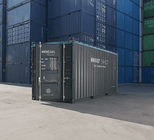 Wij lanceren onze revolutionaire container oplossing met zonnepanelen image
